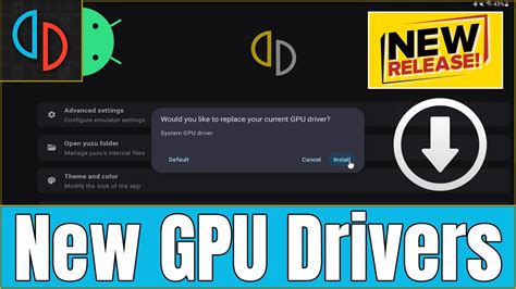 android Mali support 10837. . Custom gpu driver for yuzu android